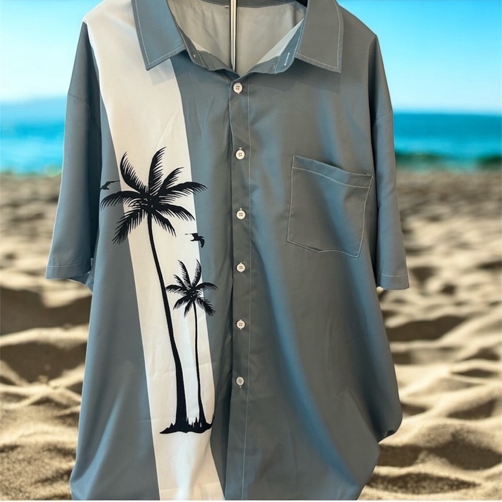 Aloha Vibes! Men's Hawaiian Shirt‎ 2XL